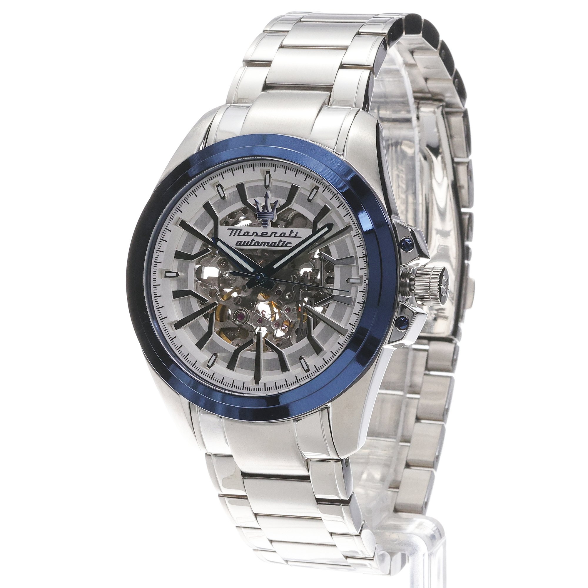 zegarek Maserati R8823112006 automatyczny męski Traguardo Traguardo Skeleton Automatic - miniatura 2