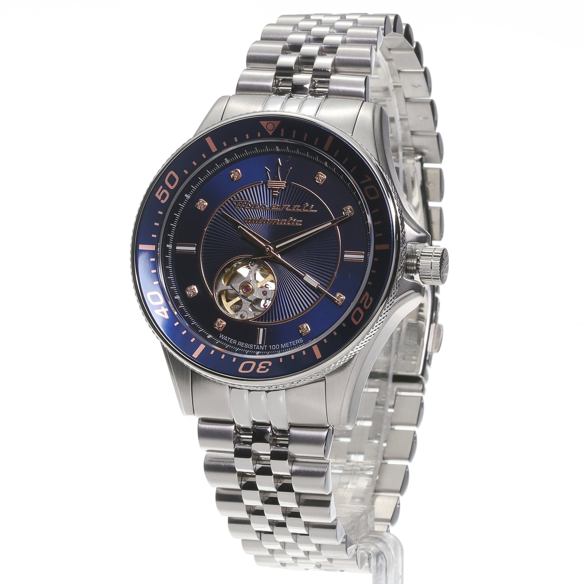 zegarek Maserati R8823140013 Open Heart Automatic SET Sfida mineralne - miniatura 2