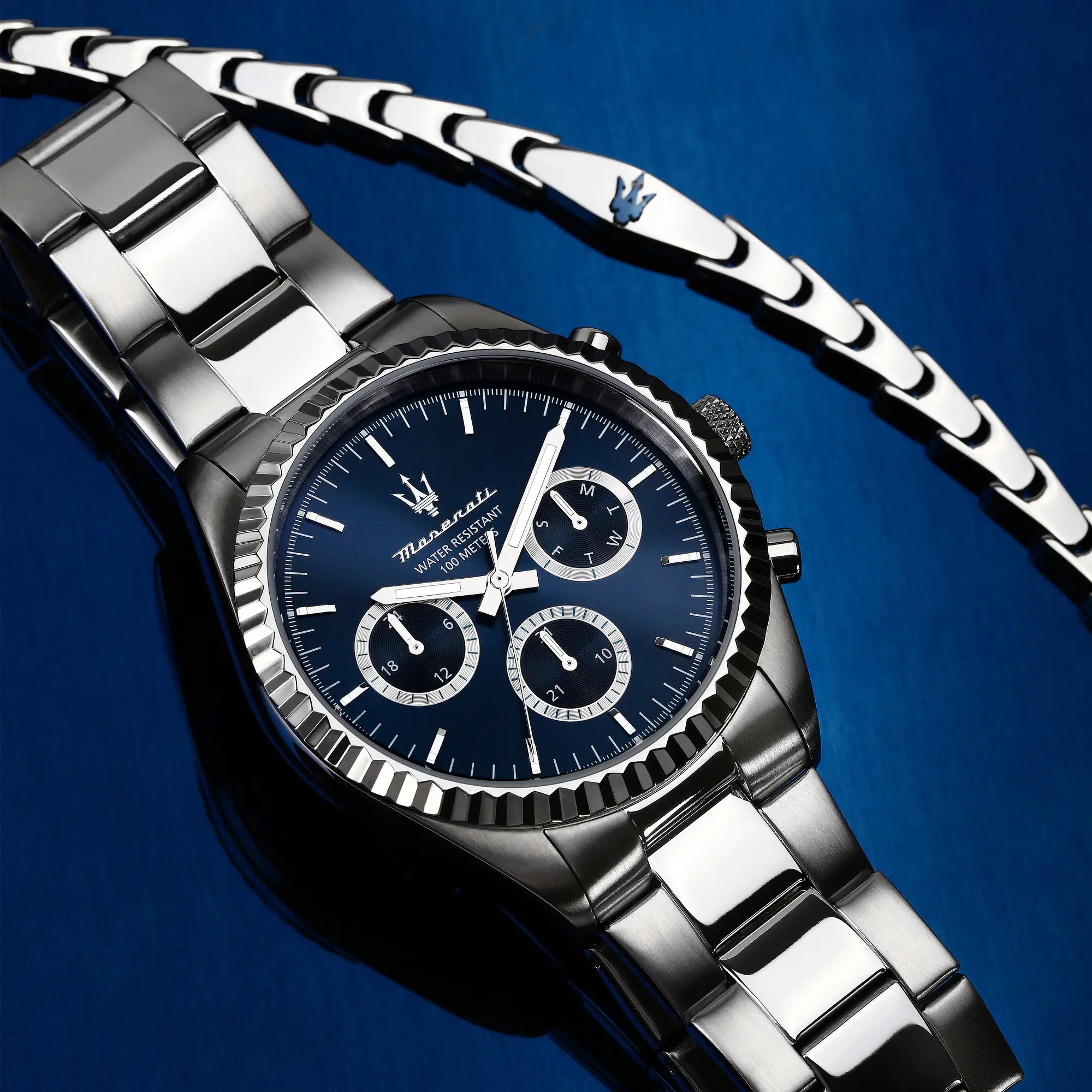zegarek Maserati R8853100047 srebrny Competizione
