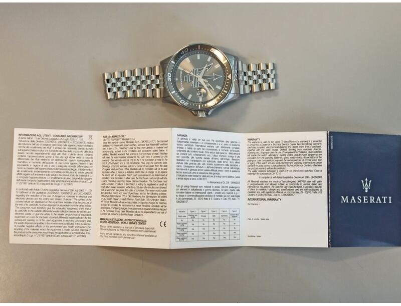 zegarek Maserati R8853140010 Sfida 44mm Sfida mineralne