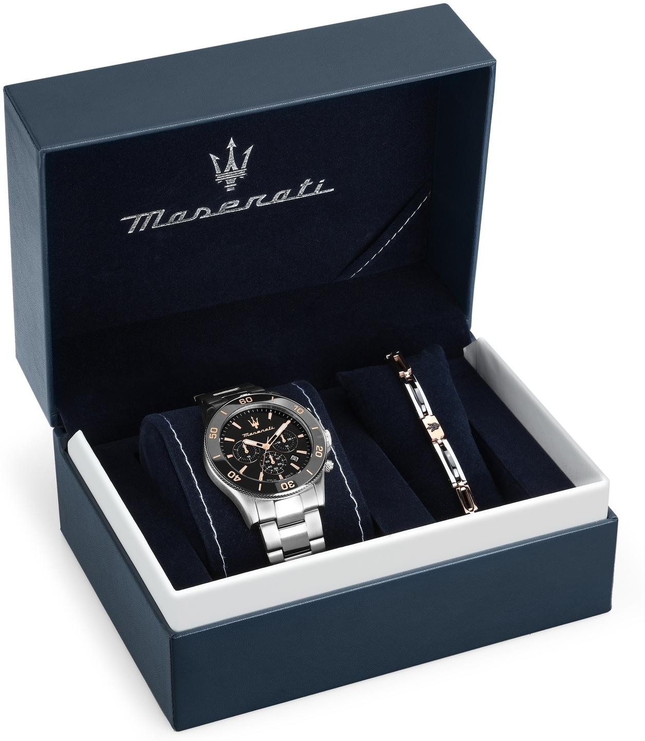 zegarek Maserati R8873600001 srebrny Competizione