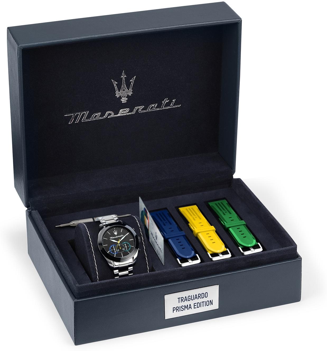 zegarek Maserati R8873612061 srebrny Traguardo
