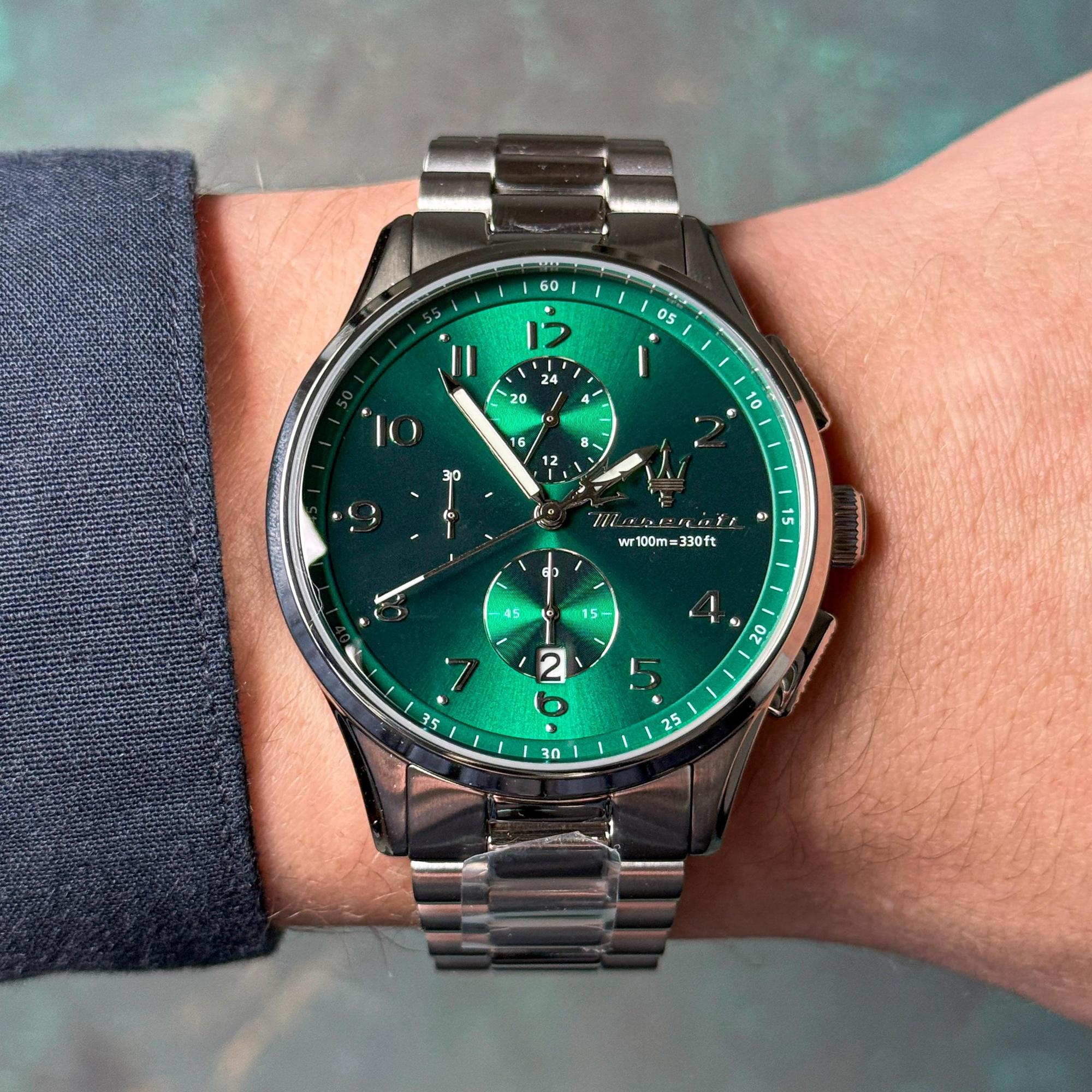 zegarek Maserati R8873624006 kwarcowy męski Sorpasso Chronograph - miniatura 10