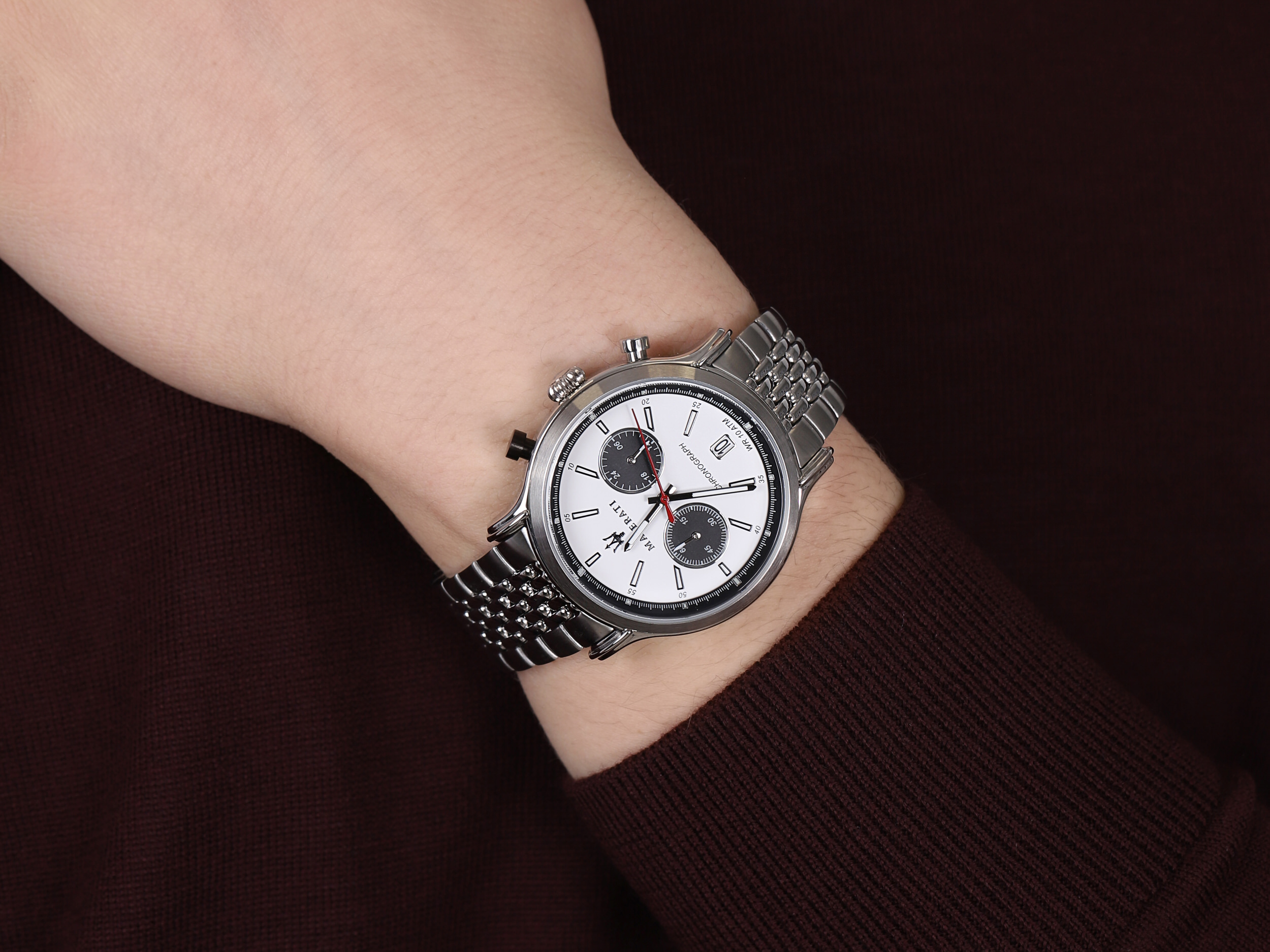 zegarek Maserati R8873638004 LEGEND męski z chronograf Legend - miniatura 2
