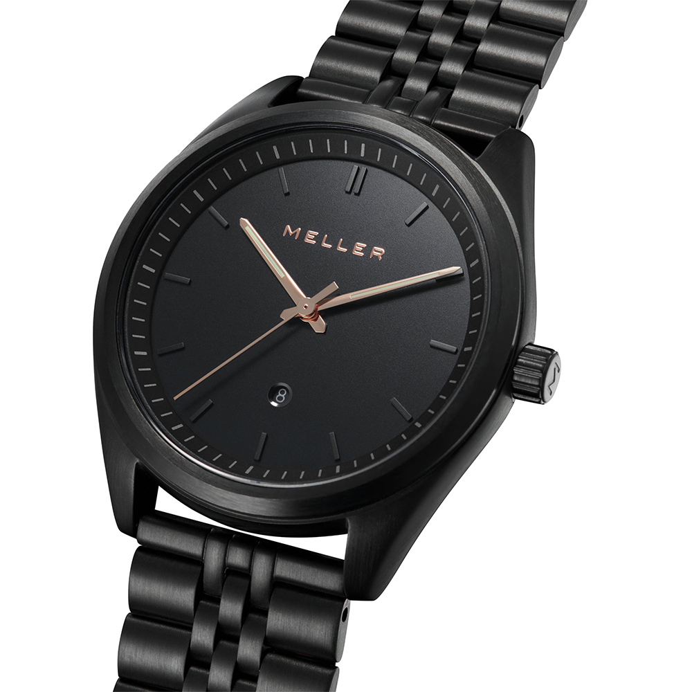 Meller 6NR-3BLACK Ekon Ekon Baki Black zegarek męski klasyczny mineralne z powłoką szafirową - miniatura 6