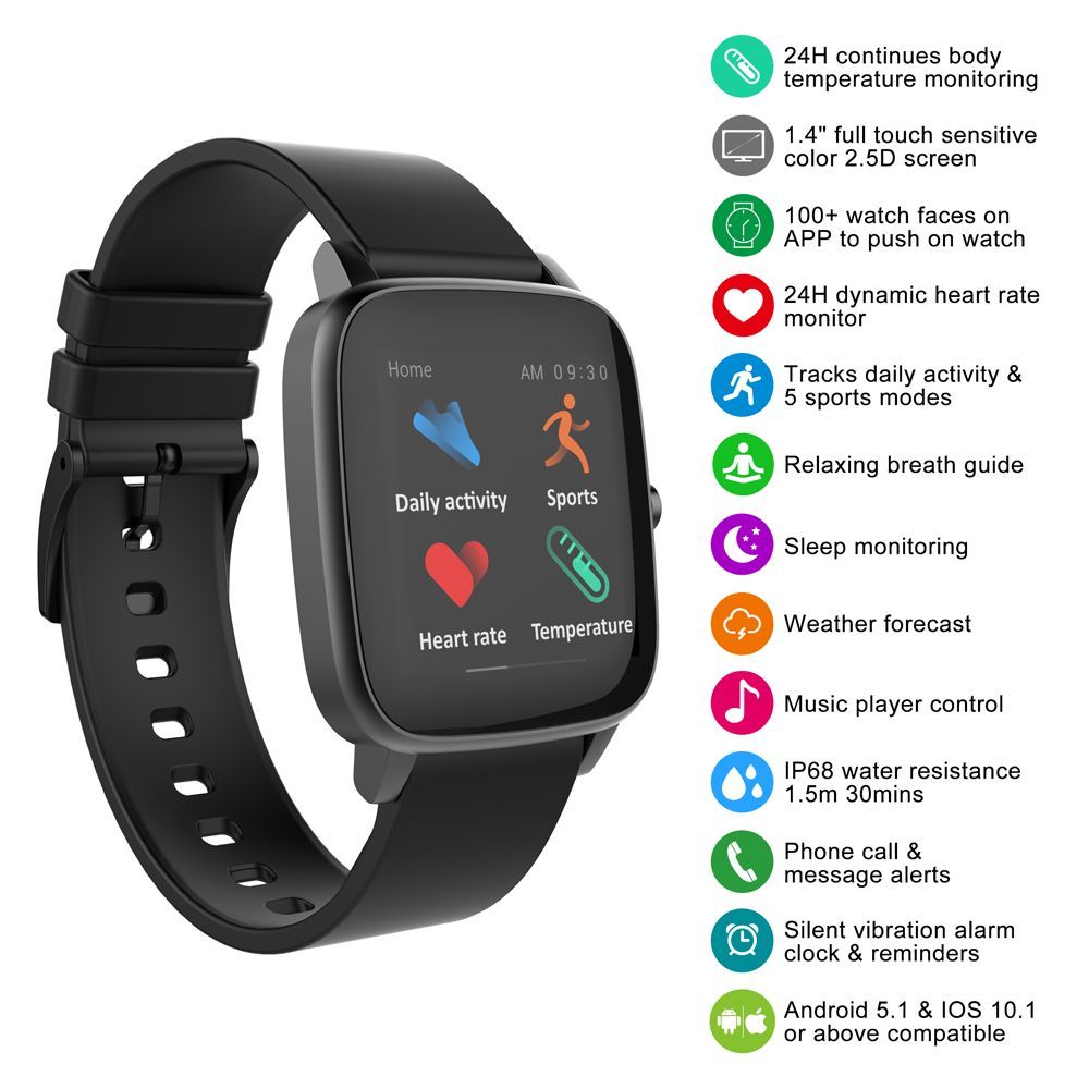 Strand S716USBBVB zegarek Smartwatch z krokomierz - miniatura 8