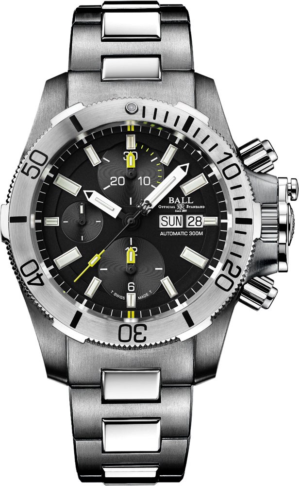 Ball DC2276A-SJ-BK Engineer Hydrocarbon SUBMARINE WARFARE CHRONOGRAPH