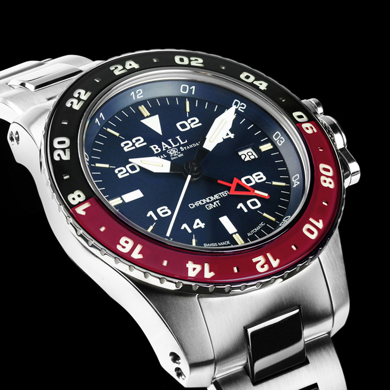 Ball DG2018C-S3C-BE AeroGMT zegarek klasyczny Engineer Hydrocarbon