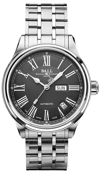 Ball NM1058D-S4J-GY Trainmaster Trainmaster Roman Automatic - zdjęcie 1