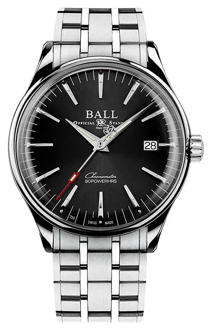 Ball NM3280D-S1CJ-BK Trainmaster Trainmaster Manufacture 80 Hours Automatic Chronometer - zdjęcie 1
