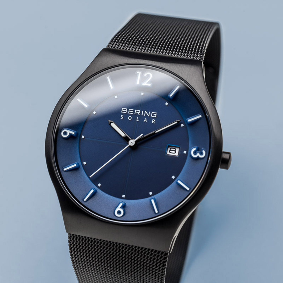 Bering 14440-227 męski zegarek Solar bransoleta