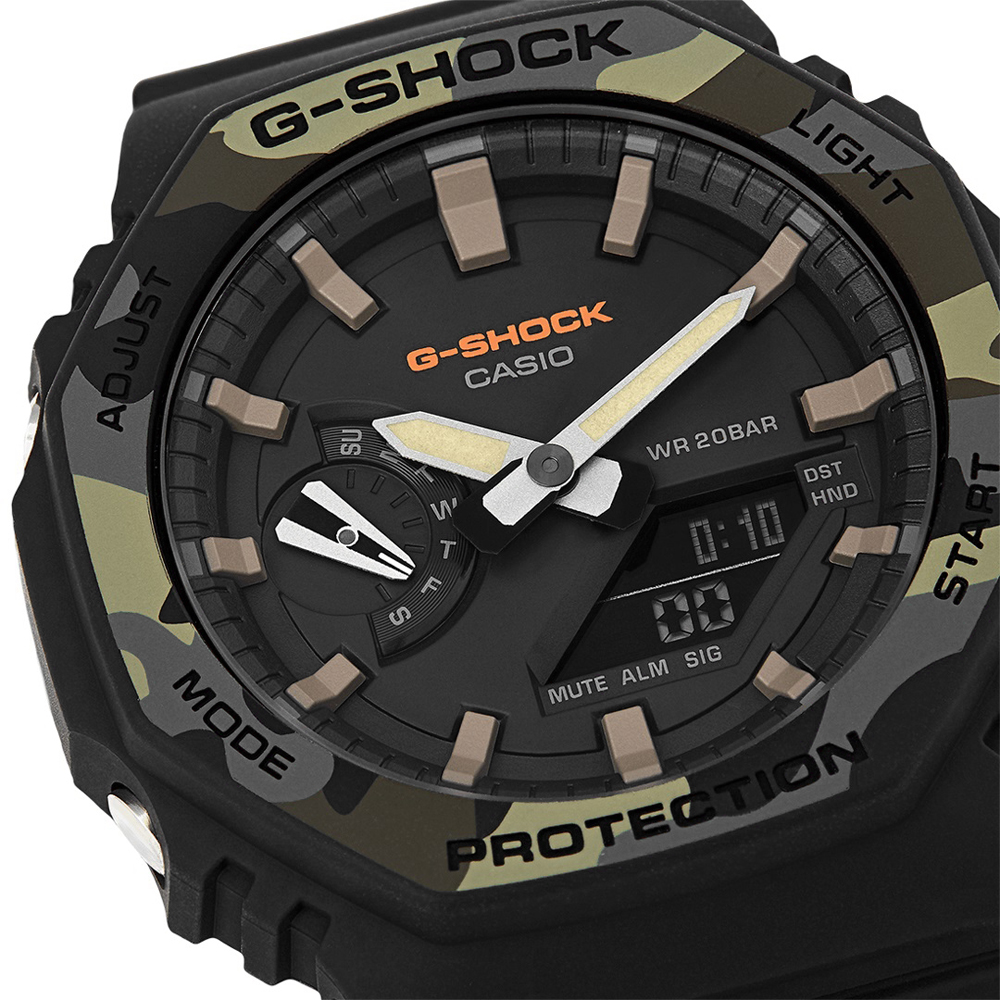 G-Shock GA-2100SU-1AER męski zegarek G-Shock pasek - miniatura 4