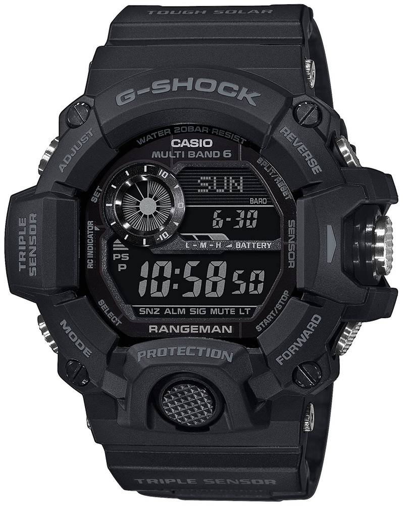 G-Shock GW-9400-1BER G-SHOCK Master of G RANGEMAN Black Out