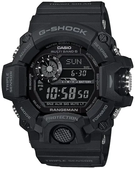G-Shock GW-9400-1BER G-SHOCK Master of G RANGEMAN Black Out