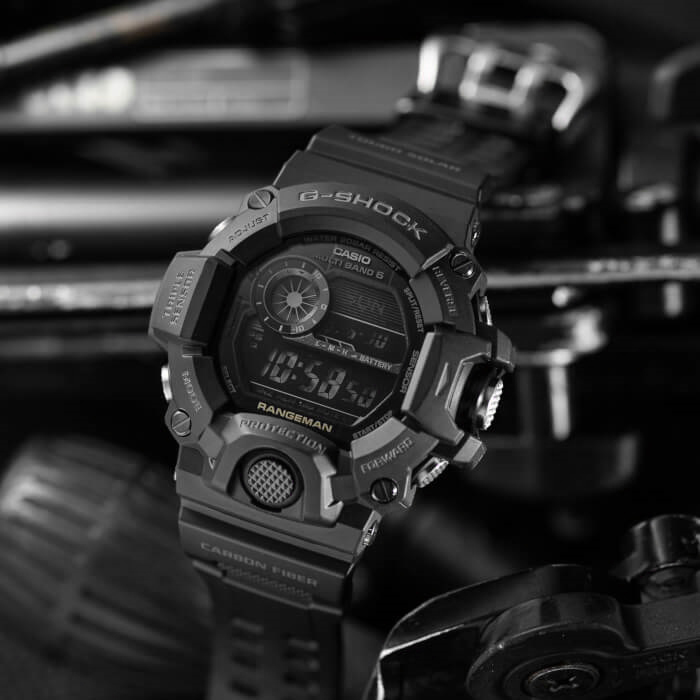 G-Shock GW-9400-1BER zegarek czarny sportowy G-SHOCK Master of G pasek