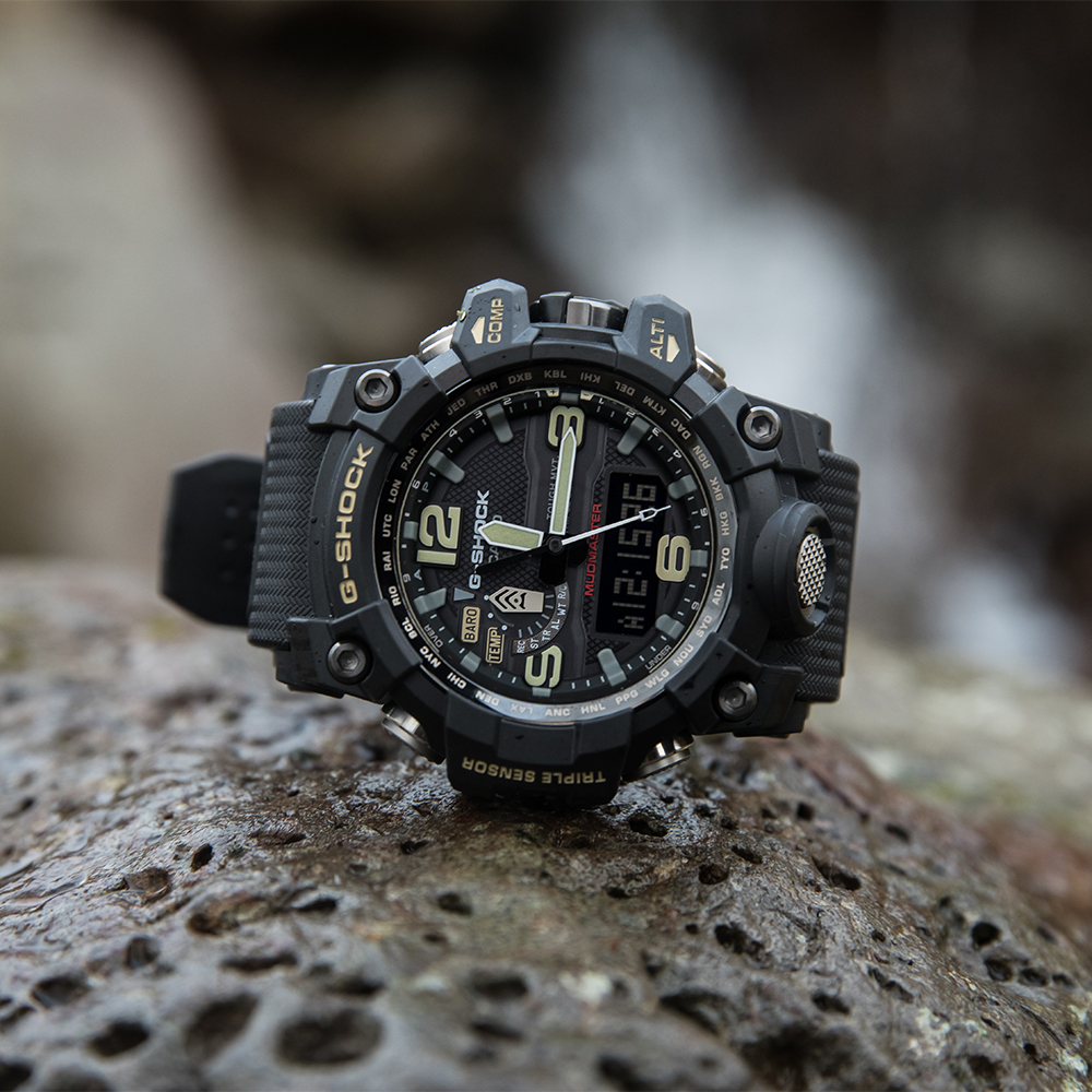 G-Shock GWG-1000-1AER zegarek czarny sportowy G-SHOCK Master of G pasek