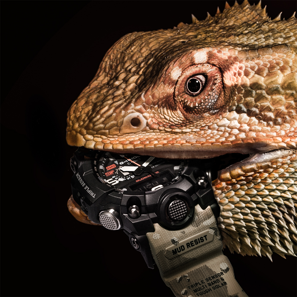 zegarek G-Shock GWG-1000DC-1A5ER Mudmaster męski z termometr G-SHOCK Master of G