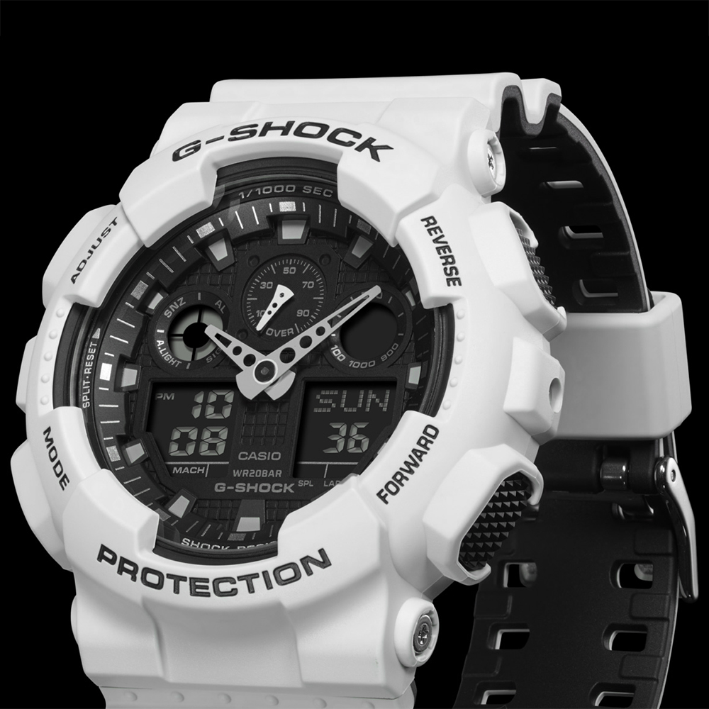 G-Shock GA-100L-7AER męski zegarek G-SHOCK Original pasek