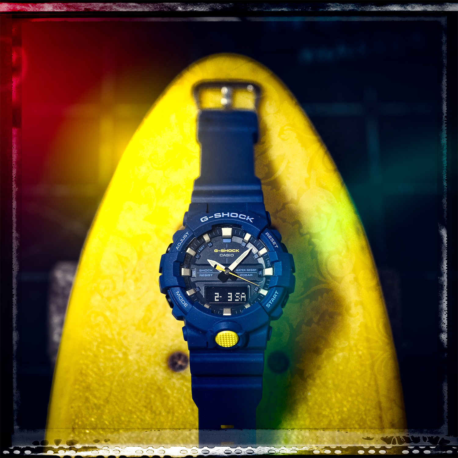 G-Shock GA-800SC-2AER męski zegarek G-SHOCK Specials pasek