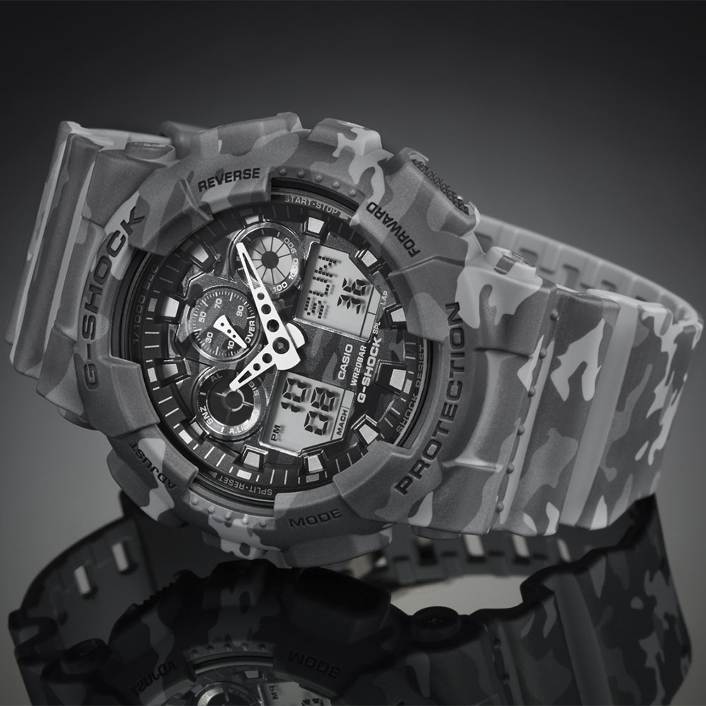 G-Shock GA-100CM-8AER zegarek męski G-SHOCK Style
