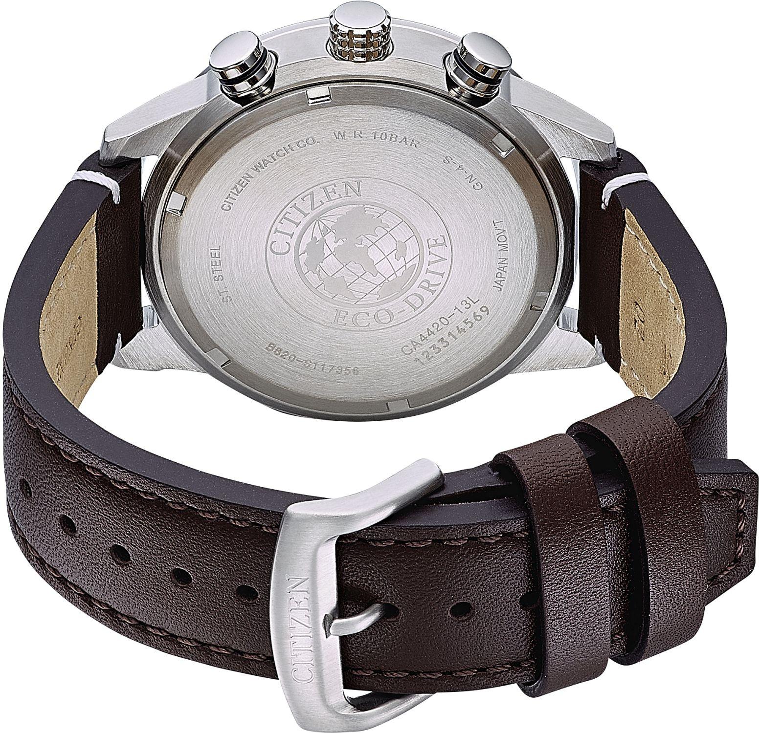 Citizen CA4420-13L męski zegarek Chrono pasek