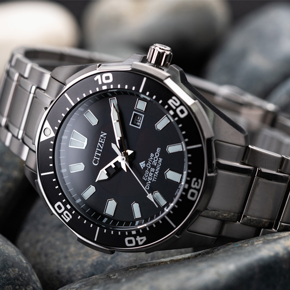 Citizen BN0200-81E zegarek srebrny sportowy Promaster bransoleta