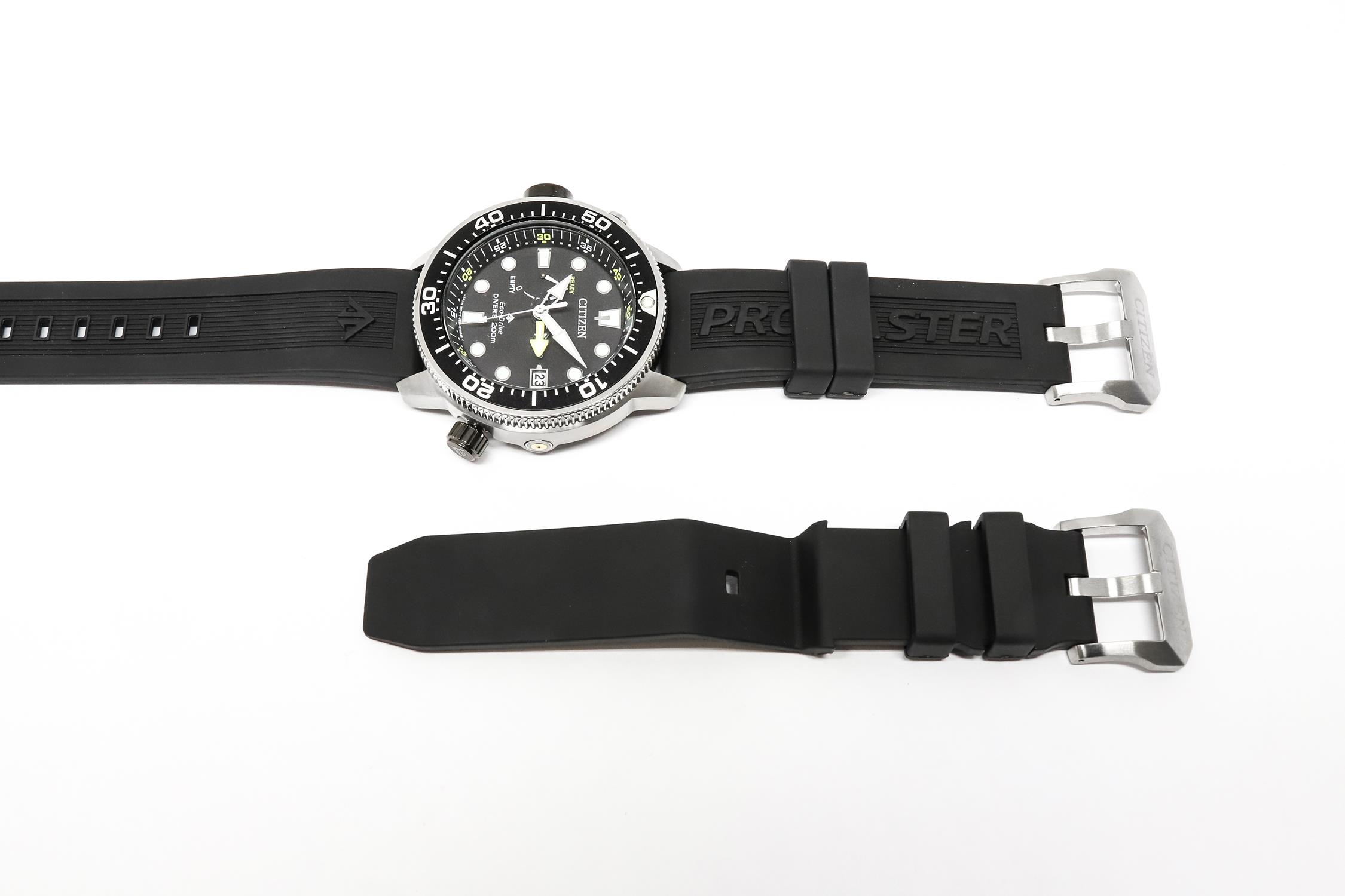 Citizen BN2036-14E zegarek srebrny sportowy Promaster pasek