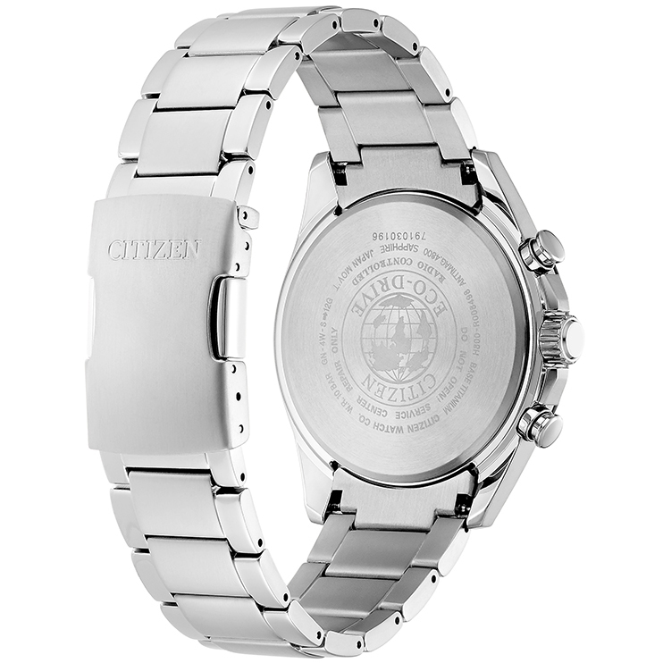 zegarek Citizen AT8154-82E męski z chronograf Radio Controlled