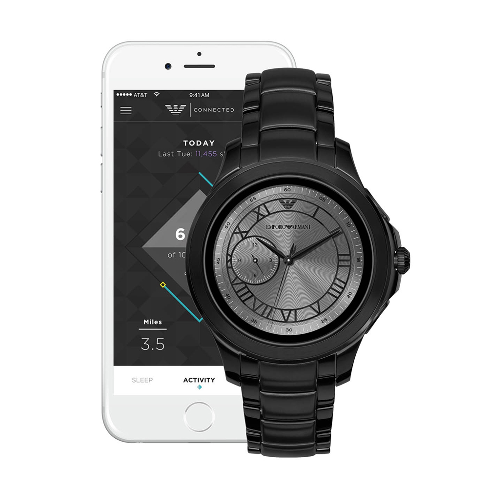 zegarek Emporio Armani ART5011 czarny Connected - miniatura 5