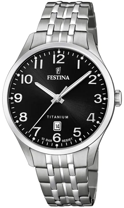 Festina F20466-3 Titanium Titanium Date - zdjęcie 1