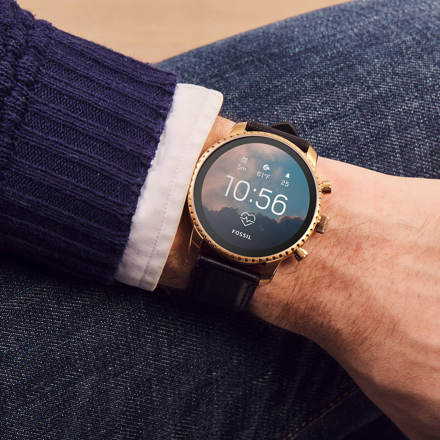 Fossil Smartwatch FTW4017 zegarek męski Fossil Q - miniatura 3