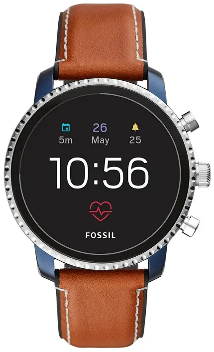 Fossil Smartwatch FTW4016 Fossil Q Gen 4 Smartwatch - Explorist HR Tan Leather - zdjęcie 1