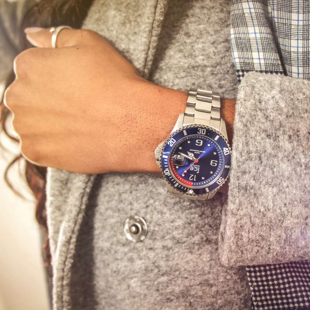 ICE Watch ICE.015771 zegarek srebrny klasyczny ICE-Steel bransoleta