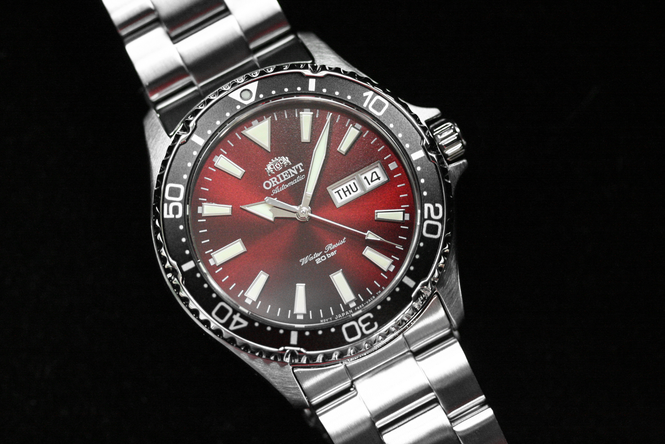 Orient RA-AA0003R19B Sports Kamasu zegarek męski klasyczny mineralne - miniatura 12