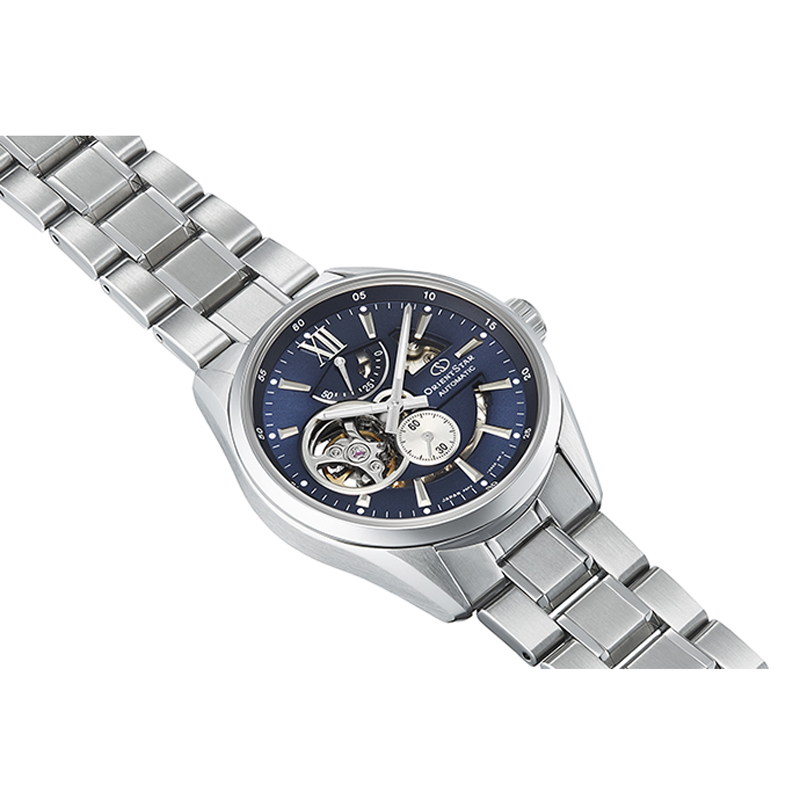 Orient Star RE-AV0003L00B zegarek srebrny klasyczny Contemporary bransoleta - miniatura 3