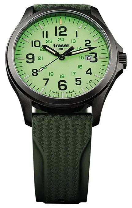 Traser TS-107424 P67 Officer Pro P67 Officer Pro GunMetal Lime - zdjęcie 1