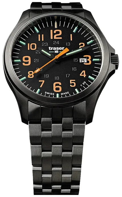 Traser TS-107870 P67 Officer Pro P67 Officer Pro GunMetal Black/Orange - zdjęcie 1