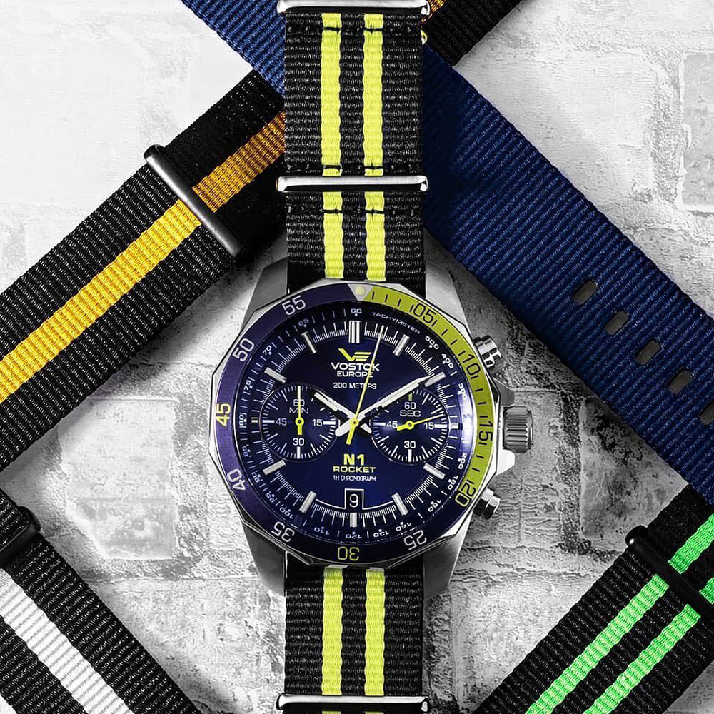 Vostok Europe 6S21-2255253 Rocket N-1 Chrono zegarek klasyczny N1 Rocket