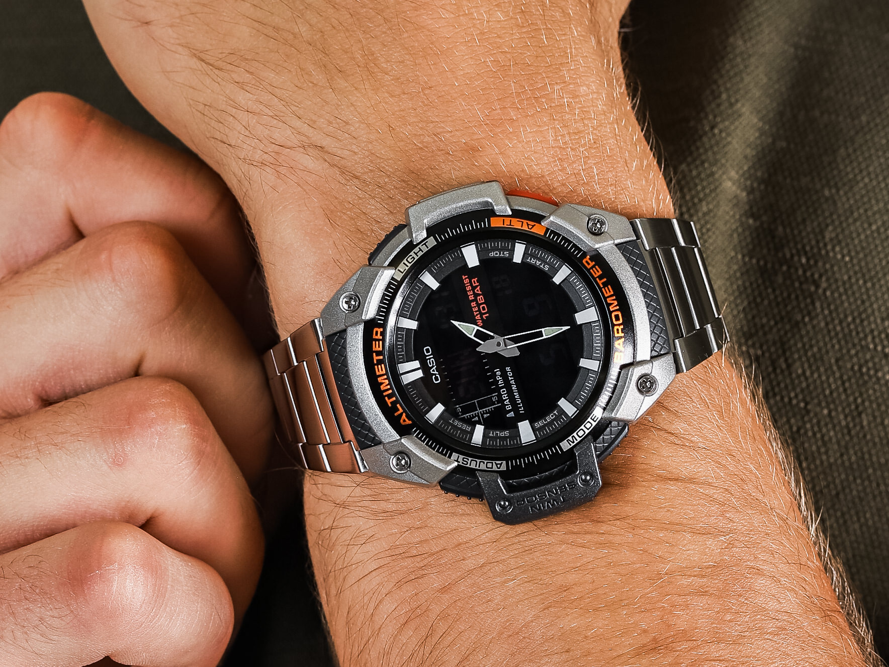 Casio SGW-450HD-1BER zegarek sportowy Sportowe