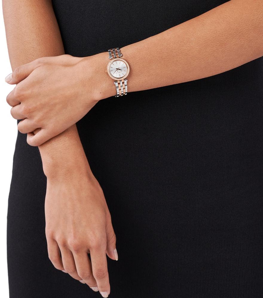 zegarek Michael Kors MK3298 PETITE DARCI Bicolor Stainless Steel 26mm Darci mineralne - miniatura 9