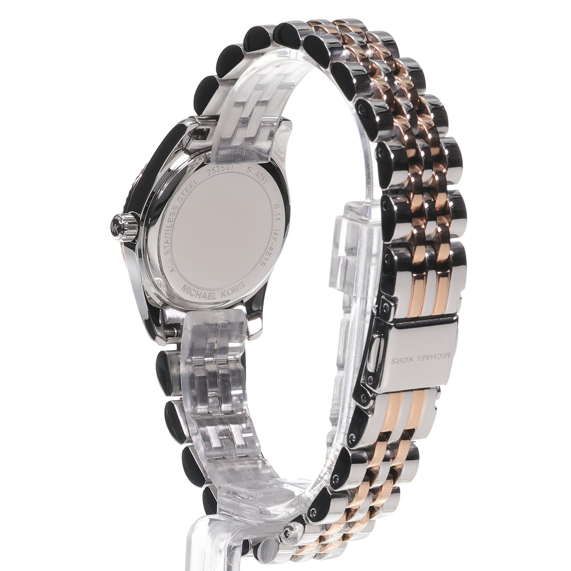 zegarek Michael Kors MK4817SET kwarcowy damski Damskie LEXINGTON Bicolor Stainless Steel GIFT SET 26mm - miniatura 4
