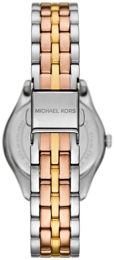 zegarek Michael Kors MK4846 kwarcowy damski Damskie HARLOWE Tricolor Stainless Steel 33mm