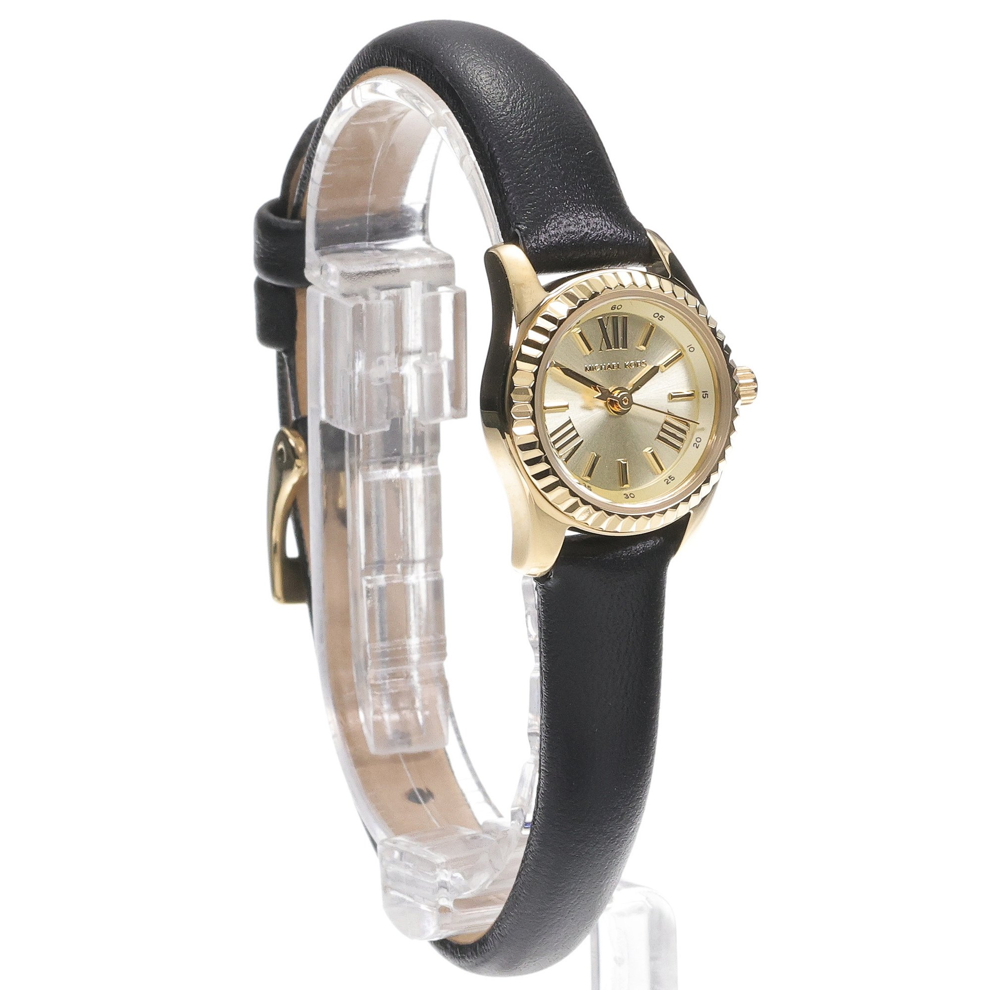 zegarek Michael Kors MK4901 kwarcowy damski Lexington Lexington Black Leather Strap 19mm