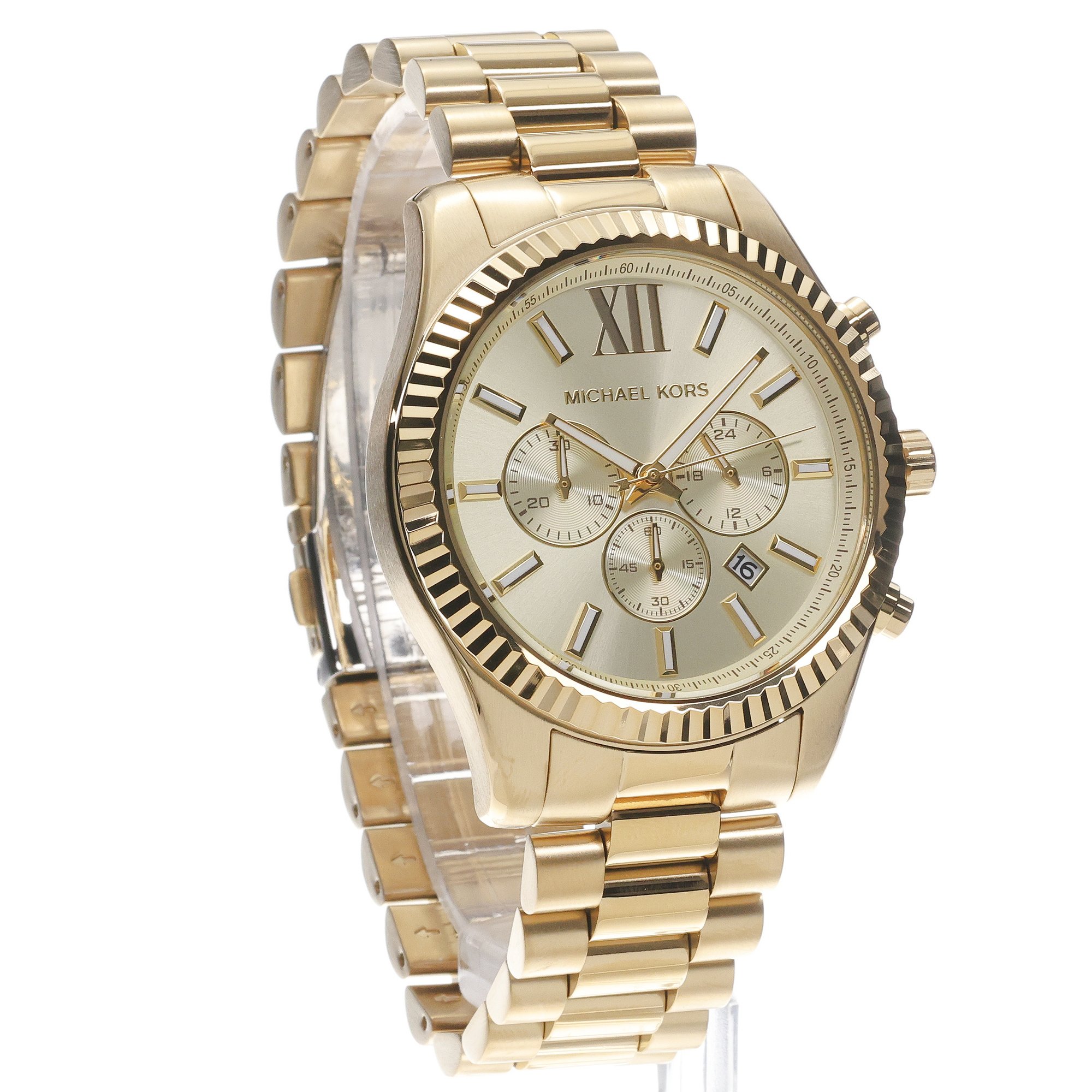 zegarek Michael Kors MK4950SET złoty Lexington - miniatura 3