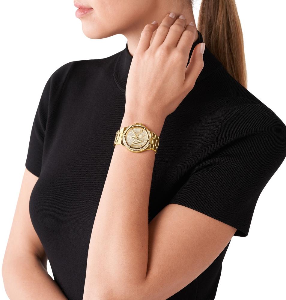 zegarek Michael Kors MK7229 kwarcowy damski Damskie LENNOX Gold Stainless Steel 37mm