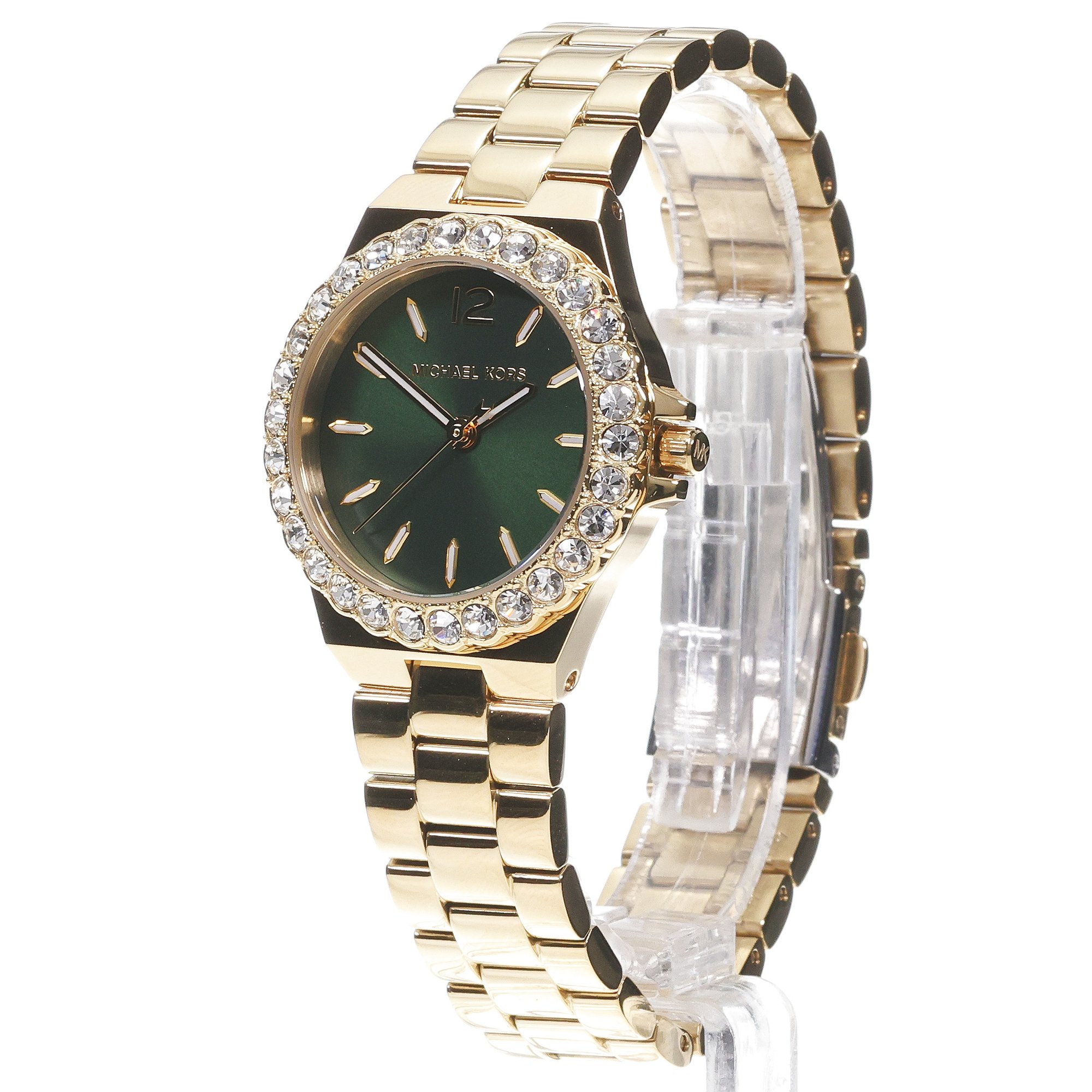 zegarek Michael Kors MK7395 kwarcowy damski Damskie LENNOX Gold Stainless Steel 30mm - miniatura 2