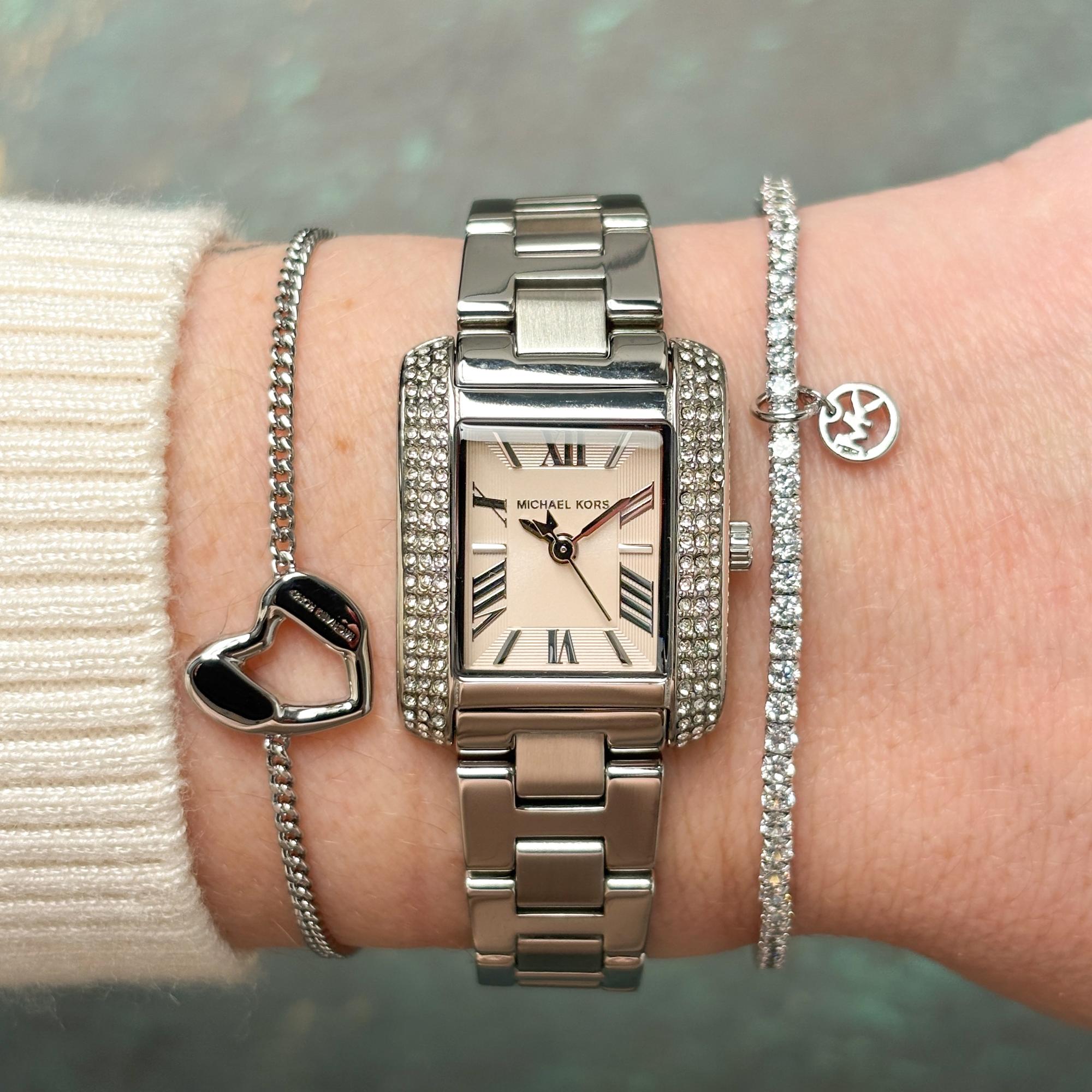 zegarek Michael Kors MK7514SET srebrny Michael Kors - miniatura 10