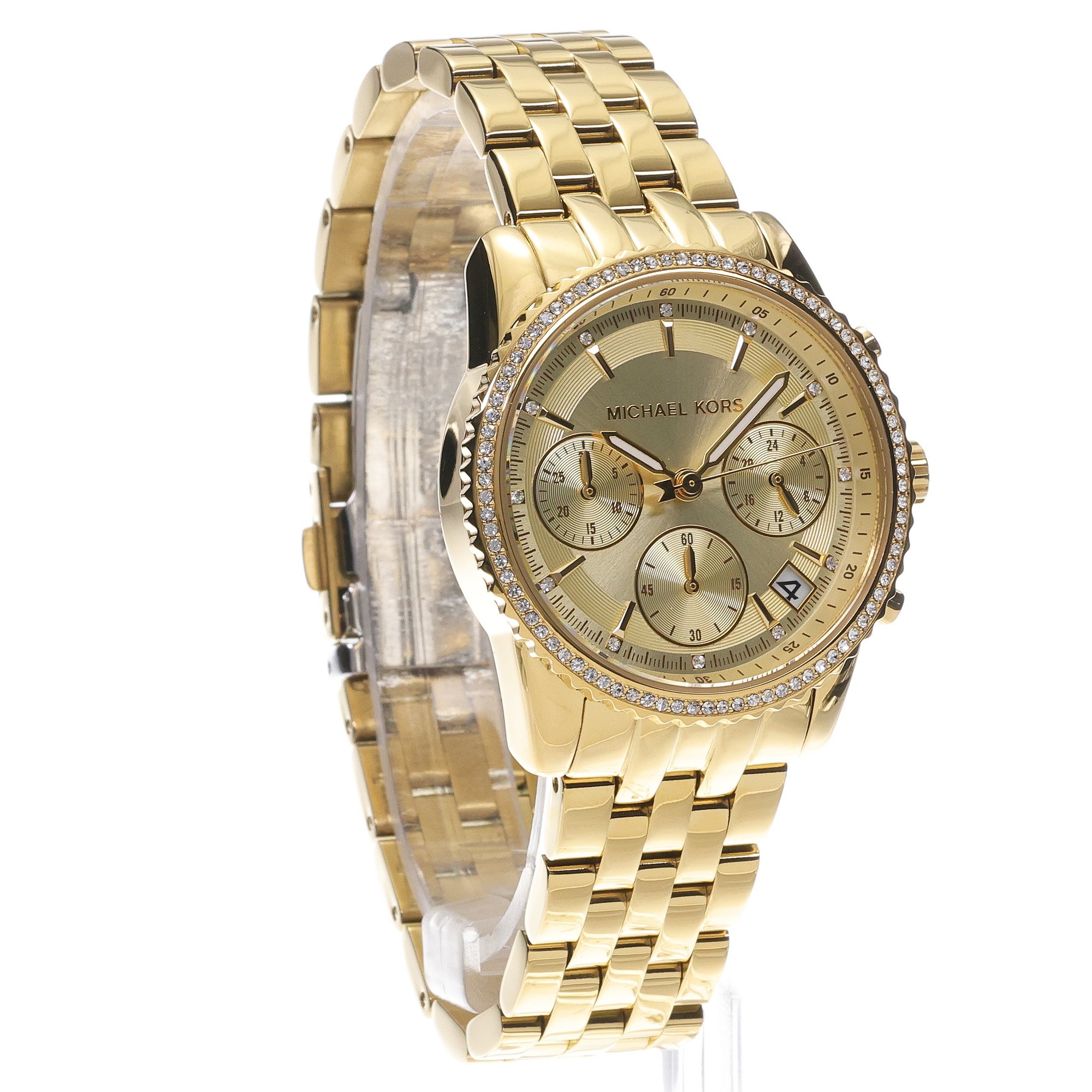 zegarek Michael Kors MK7530 kwarcowy damski Mini Ritz Mini BRYANT Gold Stainless Steel 35mm