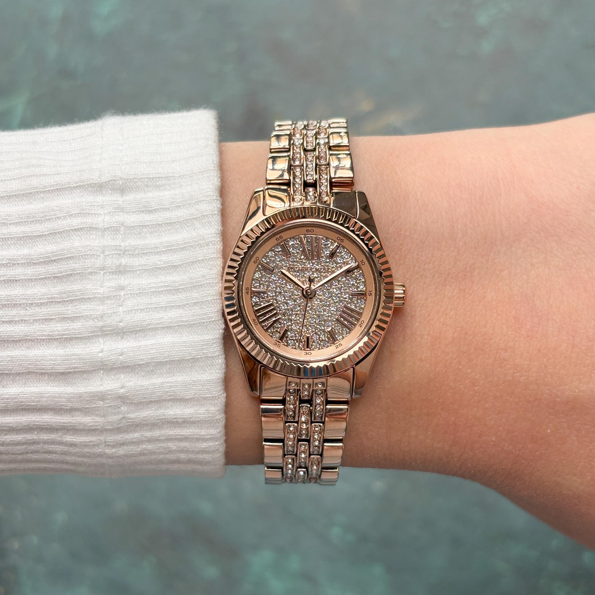 zegarek Michael Kors MK7576 różowe złoto Damskie - miniatura 10