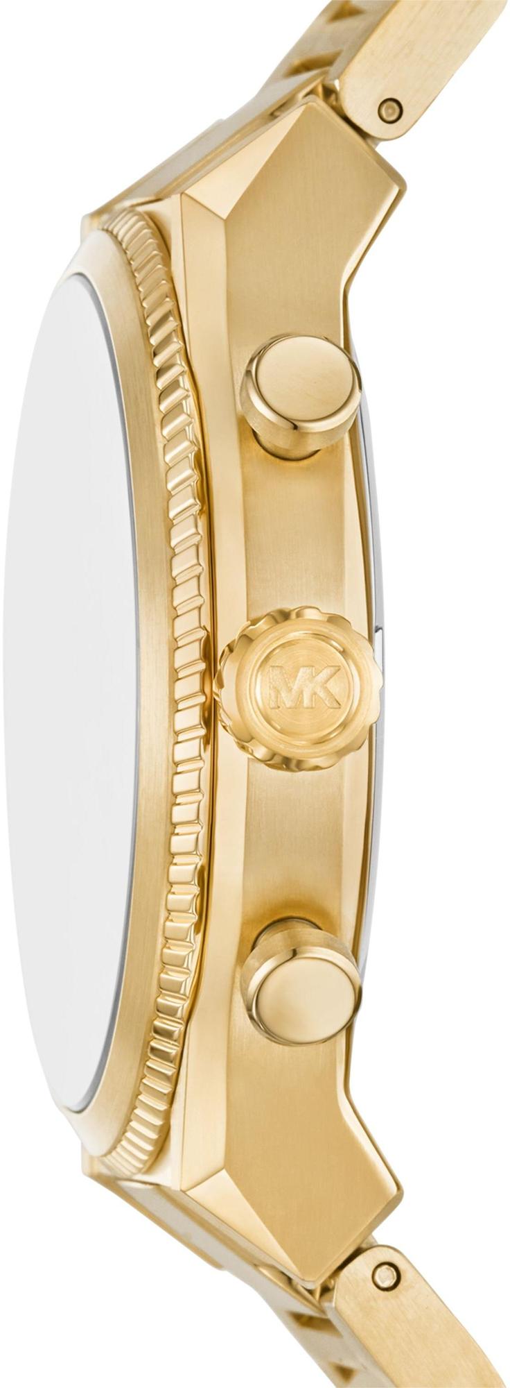 zegarek Michael Kors MK9195 kwarcowy męski Męskie Panorama Gold Stainless Steel 44mm - miniatura 7